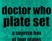Doctor who plate set Surprise Package.