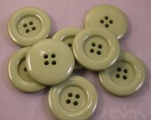 8 Pear Green inch 4 Hole Buttons