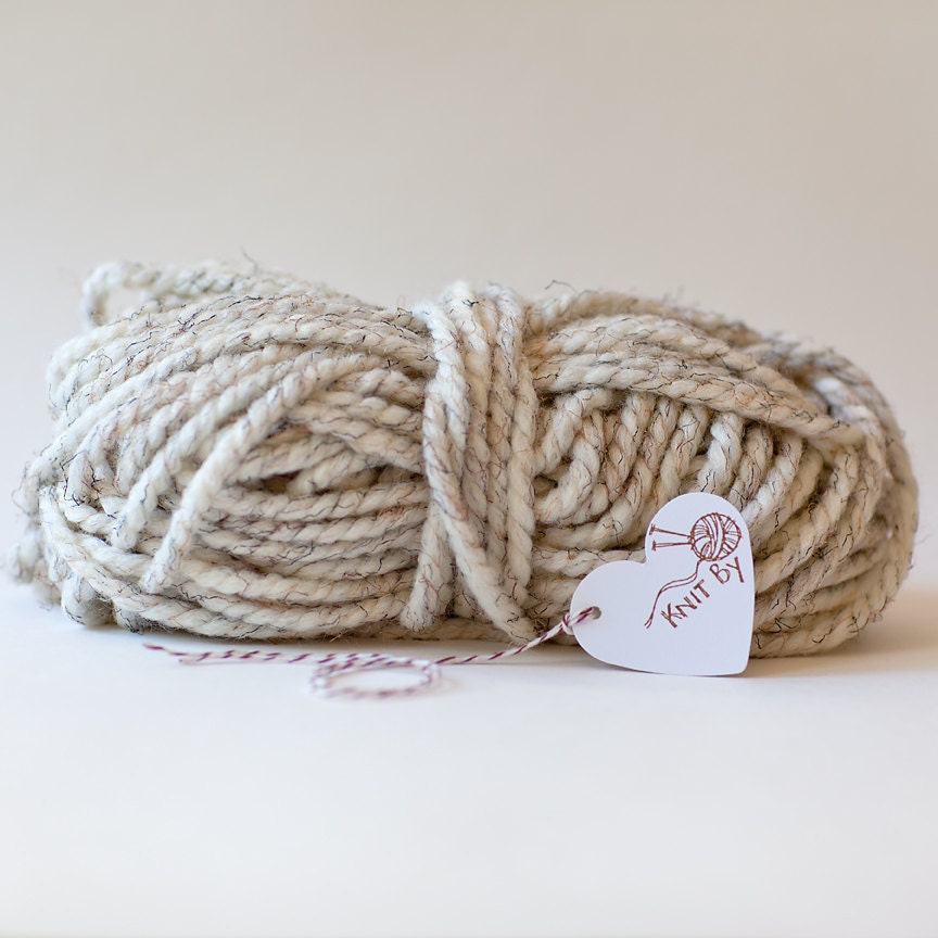 Knit By Tags Heart Shaped White - Tags for Knitters