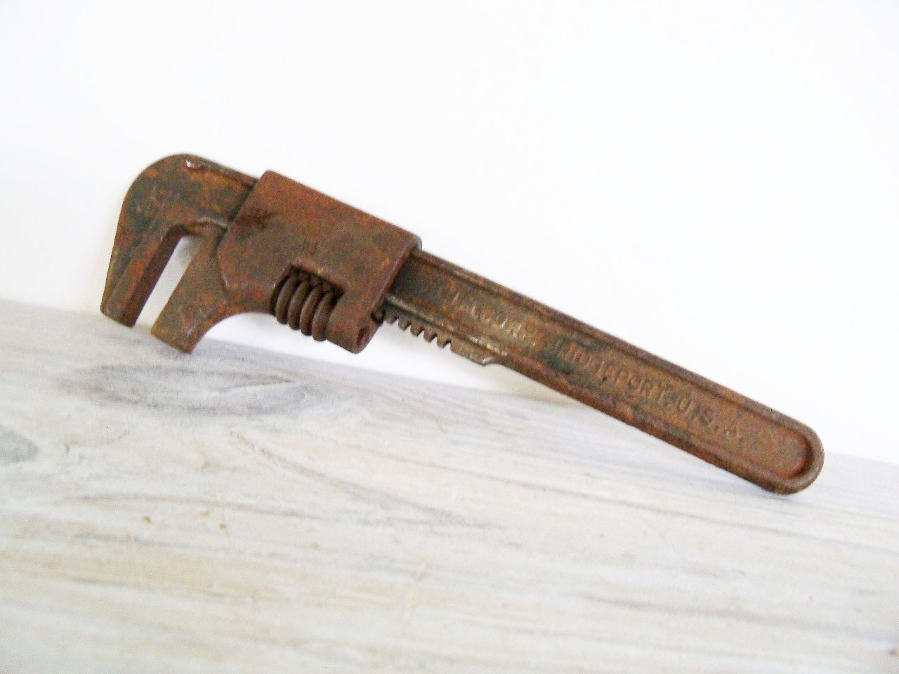 Antique Auto Wrench BHM Corp Bridgeport 9 Inch 1940s