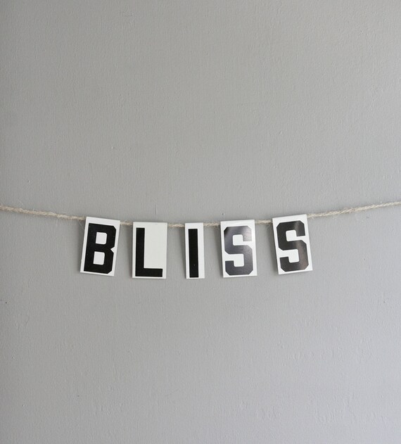 bliss / vintage modern bunting