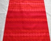 Marimekko "Räsymatto" Red/Pink Polka Dot Cotton Fabric - 1/2 yard (multiple available)