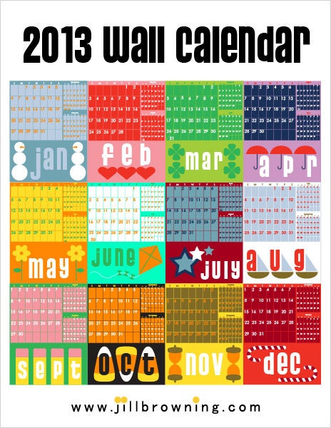 wall calendar - 2013 - 8.5x11