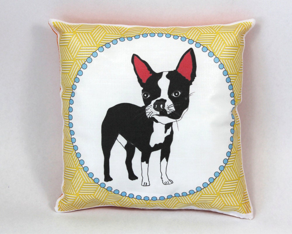 Boston Terrier Cushion Mini