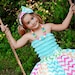 M2M Palm Tree Princess Chevron Skirt Chunky Necklace for Girls