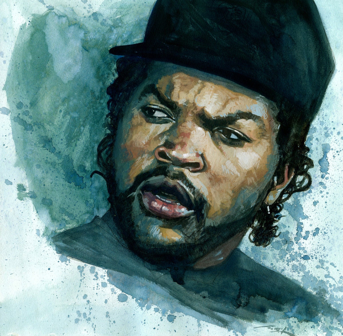 Ice Cube - 11 x 11 Print SIGNED EDITION