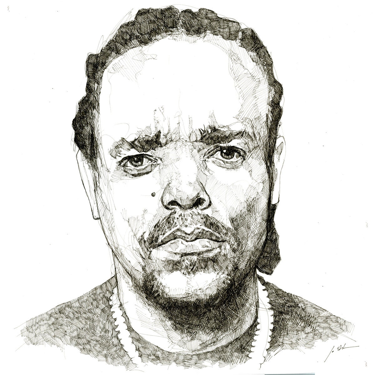 Ice-T - 11 x 11 Print SIGNED EDITION