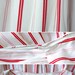 vintage 1950's dress ...fabulous SPORTLANE DEB saks fifth avenue white red woven chevron stripes cotton full skirt pin-up sun dress
