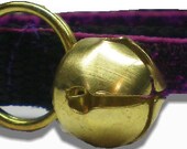 Cat Collar  "Putting on the Glitz" in purple Made to Order in your Size Choice