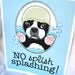 Splish Splash Boston Terrier - 8x10 Eco-friendly Print