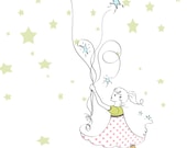 Limited Edition Illustration ----Sparkle Girl
