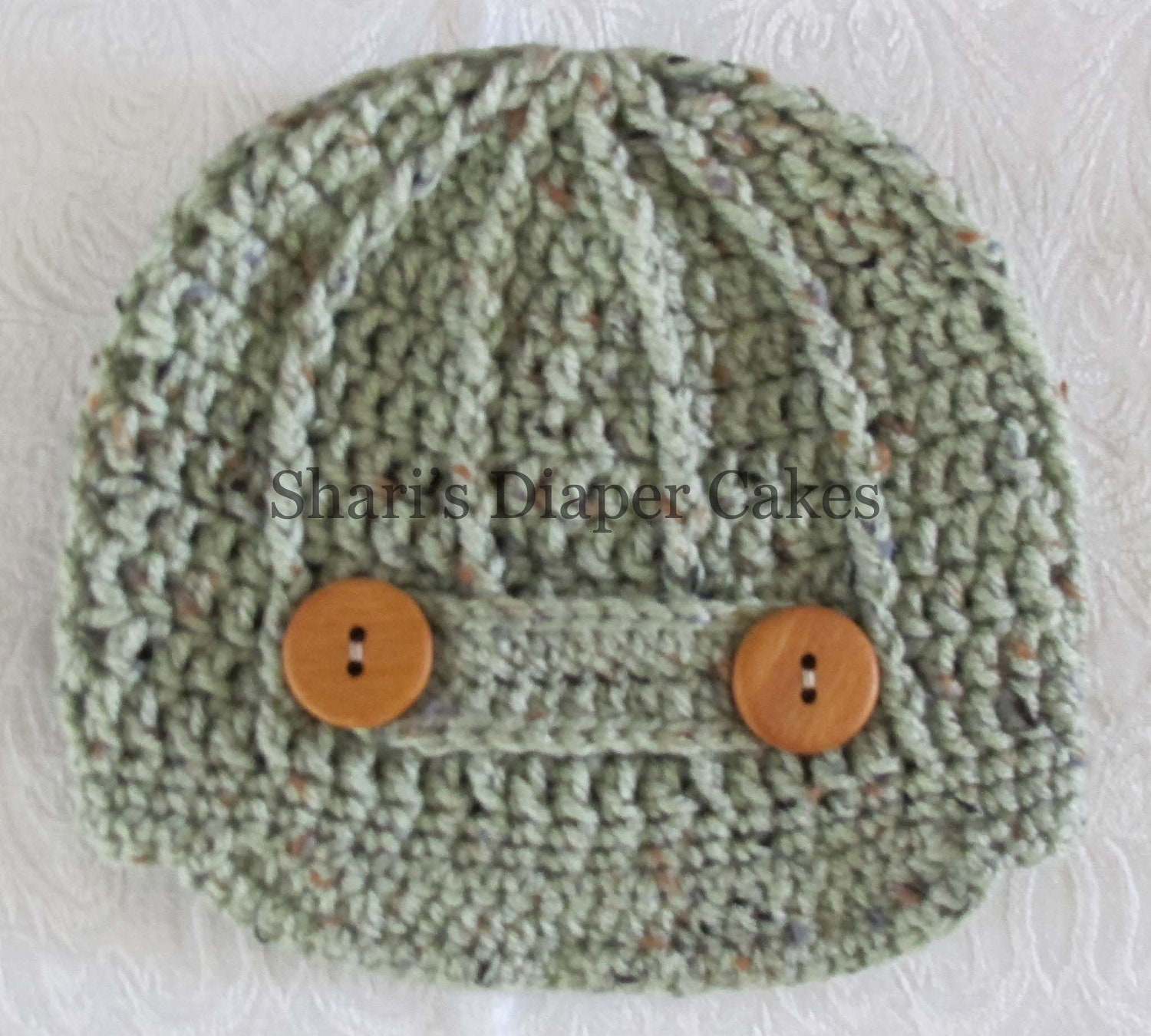 Crochet Newsboy Baby Hat