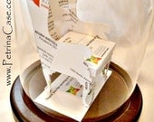 Wingback Chair Business Card Sculpture -Queen Anne legs No. 982