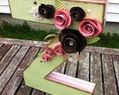 Shabby Chic Flowery Custom-Designed 3D Letter Decor