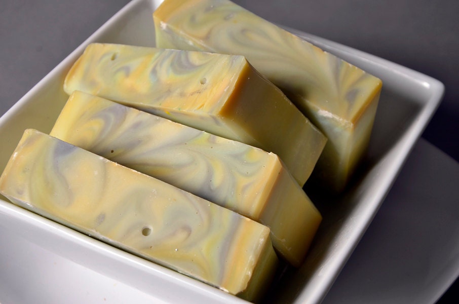 Lemongrass soap cold process cp