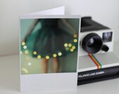 Green Party... polaroid style greetings card size A6