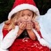 Happy Holidays Edition Poncho -kd's original minky and faux fur poncho
