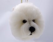Needle Felted Dog West Highland White Terrier Hanging Sculpture