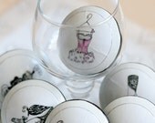 I Love You Lingerie Door Pulls 6 pc set