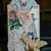 FOR YOU Handmade Gift Tag Card Romantic Cottage Chic