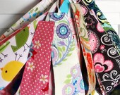 9 Child Reversible Headbands - PICK YOUR FABRICS - Bunch Pack Set Birthday Party Favor Gift Girl Cotton Hair Pretty - 9 Bandeaux