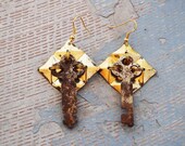 Skeleton Key Earrings - Key to the Pyramids - Industrial Revolution Collection