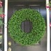 Wedding Boxwood, Church Decoration, Outdoor Wedding Wreaths, Extra Large Boxwood Wreath, Ceremony Decor, Outdoor Spring Decor