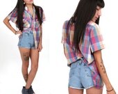 80's Jordache Denim High Waist Cutoff Shorts XS/S