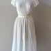 1930s dress / swiss dot 30s dress / Osmanthus dress