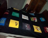Custom Queen Size Tshirt Memory Quilt