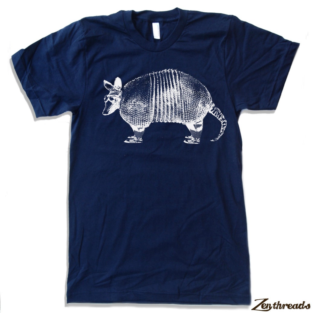 Mens ARMADILLO T Shirt american apparel S M L XL (11 Colors Available)