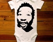 ODB Ol' Dirty Bastard Graphic Baby Bodysuit By TrulySanctuary, Great Baby Shower Gift, First Birthday Gift Or Party Favor