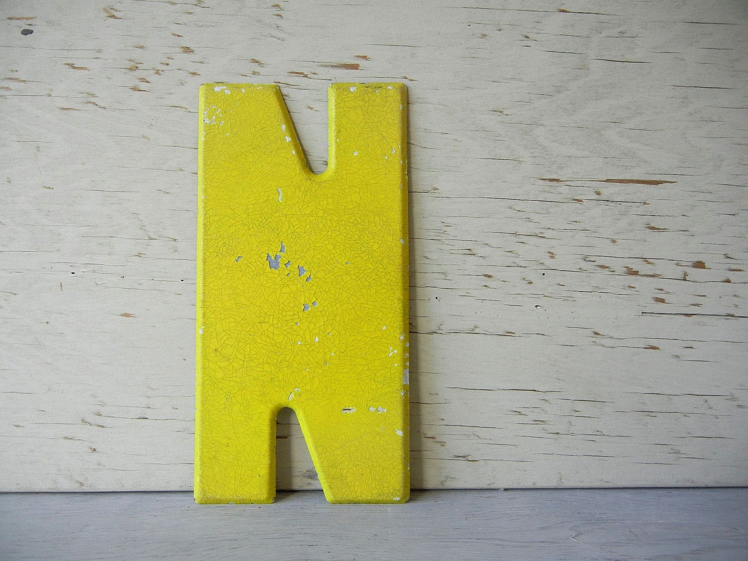 Metal Letter N Industrial Signage