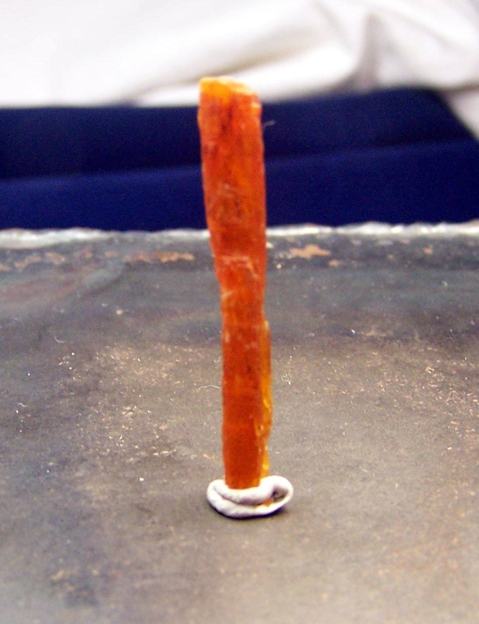 Orange Kyanite Crystal - Kyanite - Tanzania - Wire wrap supply stone - raw rough  natural - long - blade - coyoterainbow