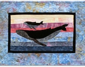 Quilted Killer Whale Wall Hanging