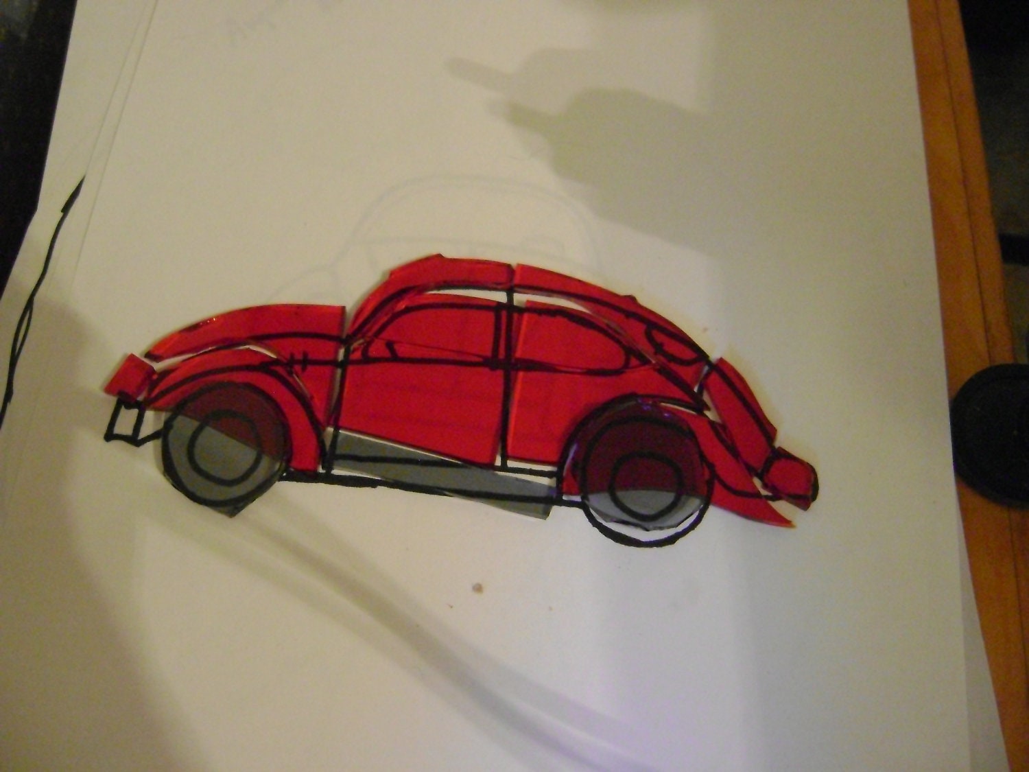 Volkswagen Beetle DISCOUNT SALE Bug Stained Glass Suncatcher Hippie Vintage Retro 60s Birthday Housewarming Christmas Gift