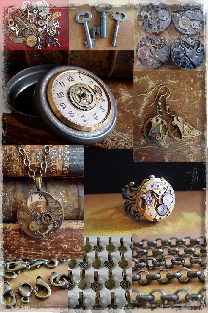 How to create Steampunk Jewelry DVD set - Steampunk DVD - The art of Creating Steampunk Jewelry - DVD Set