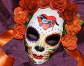 Dia de los Muertos Mask Skull, Horse Skeleton, Made on Order
