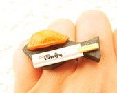 Sushi Ring Miniature Food Jewelry Traditional Japanese Food