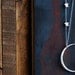 Seeing The Dark Side of the Moon Necklace with Two Stars and Custom Initials- Large Hammered Crescent Moon Shape