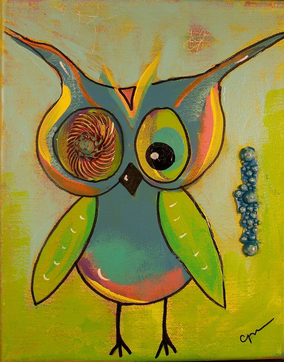 Owl Painting