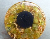 Etheric Energy Orgone Pendant with Peridot - Positive Abundance and Stress Relief