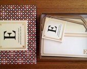 l'abecedaire par ebi - label sticker set - wine red and gold