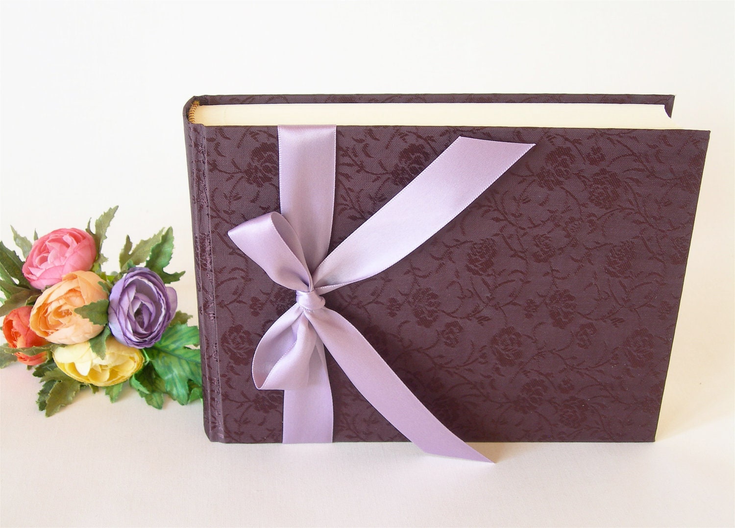 Photo album (6x8) 30 page plum brocade