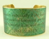 Jane Austen Literary Jewelry - Northanger Abbey - Misfortune of Knowing