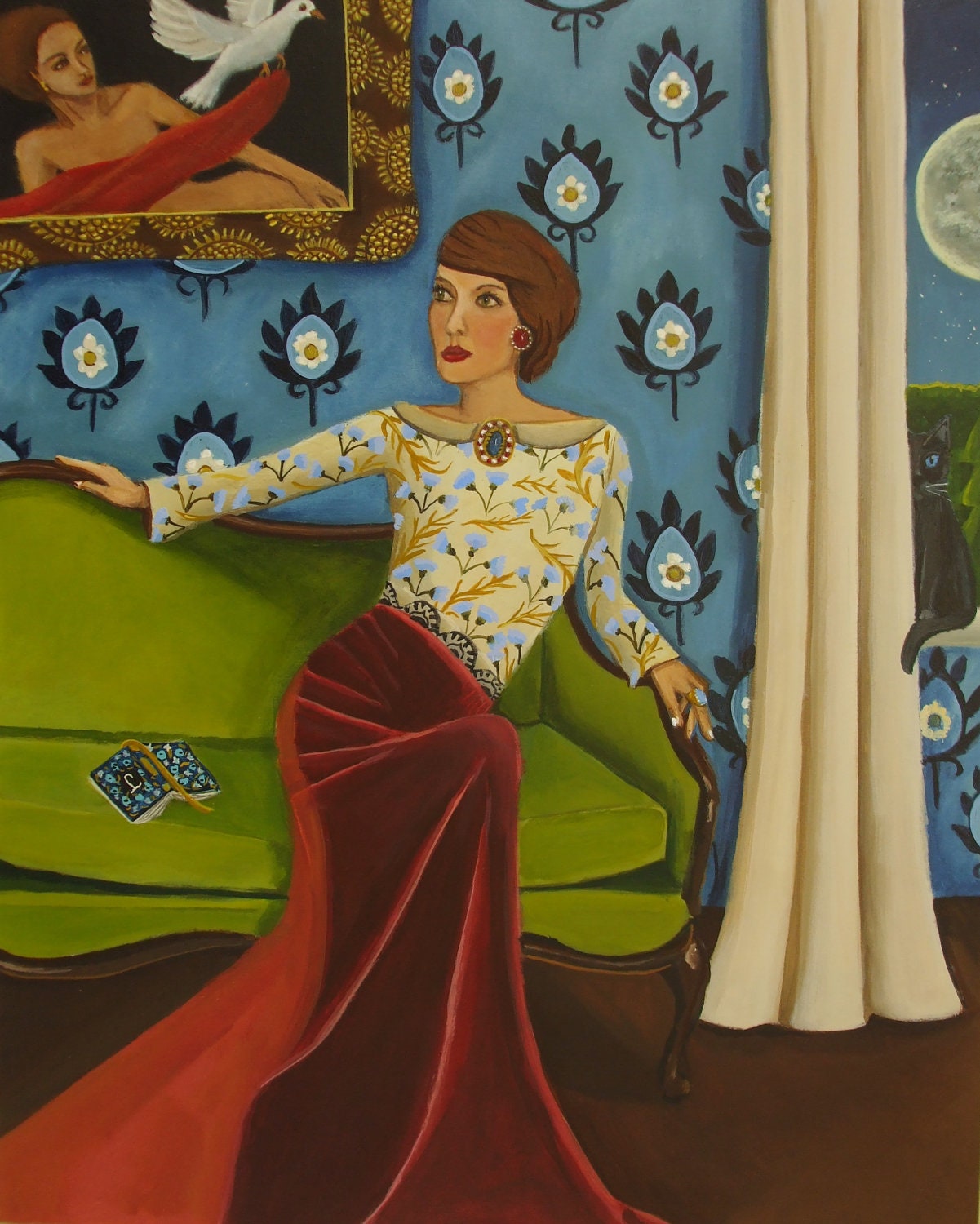Original Painting Art-Stories Told by Catherine Nolin