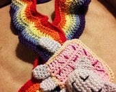Nyan Cat Scarf Crochet Pattern