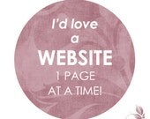 Custom Website Design Bespoke One Page Web Site