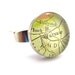 Warsaw Poland Vintage Map Ring.
