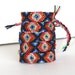 The Original Swarovski Crystal Friendship Bracelet- Marigold Design  (Orange, Blue, Green, Black & Copper)